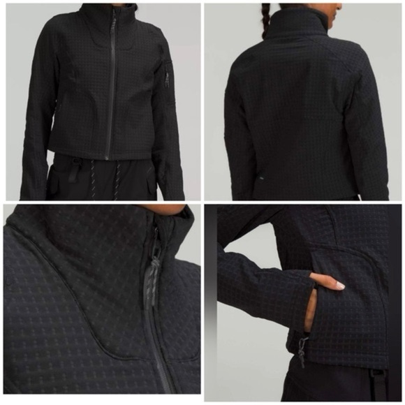 Lululemon Athletica Black Water-Repellant Hiking Athletic Jacket - Picture 2 of 12